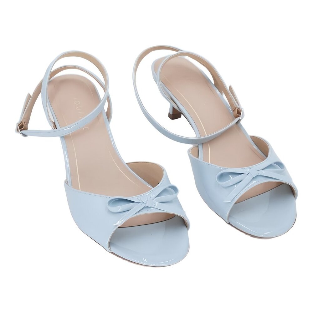 Journee Collection Womens Jennifer Ankle Strap Dress Sandal Blue 11M